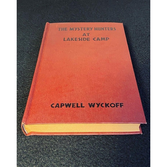 RARE 1934 HC - The Mystery Hunters at Lakeside Camp by Capwell Wyckoff Saalfield - Picture 15 of 16